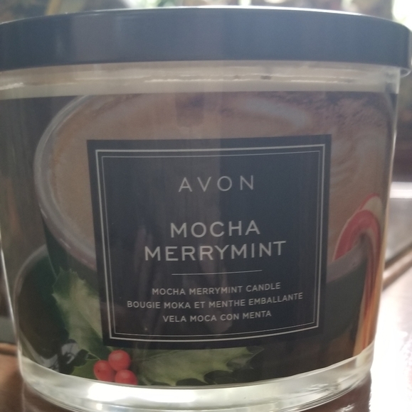 Sold-Mocha Merrymint Candle - Picture 3 of 4